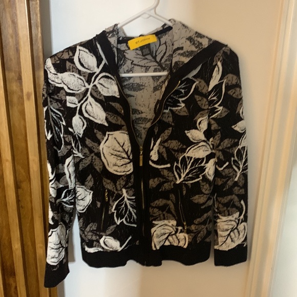 ST. John Yellow label Knit Hooded zip Sweater. Size‎ S - Picture 4 of 10